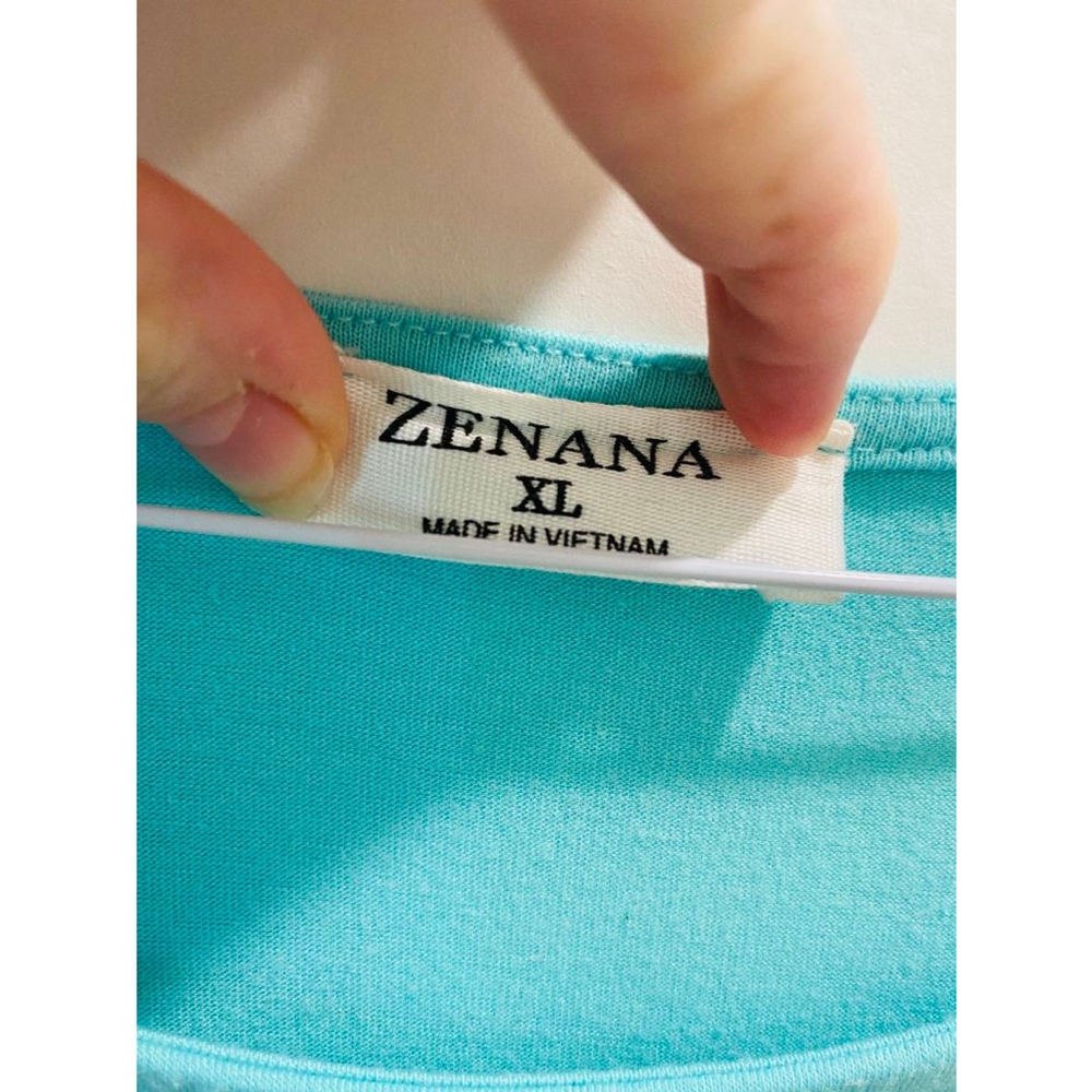 Zenana Women's Summer Casual Sleeveless Tiered Ruffle Tunic Peplum Tank Top XL - Picture 3 of 3